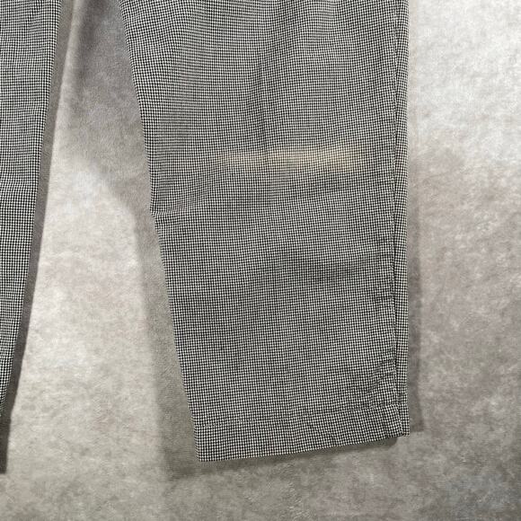 Vintage Lee Houndstooth Pants Pleated Straight Leg Dress Trousers Casual Pants - Picture 8 of 9